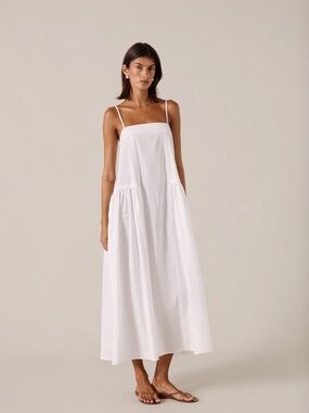 Elce Swim Marisol Maxi White Dress